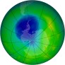Antarctic Ozone 2002-10-25